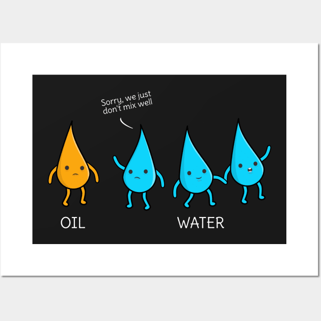 Funny Science and Chemistry T-Shirt Wall Art by happinessinatee